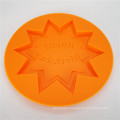 Silicone Chocolate mould-Round with happy birthday